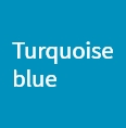 Turquoise blue