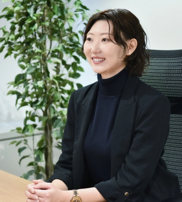 インタビューの様子