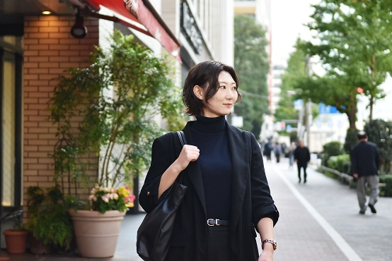 インタビューの様子