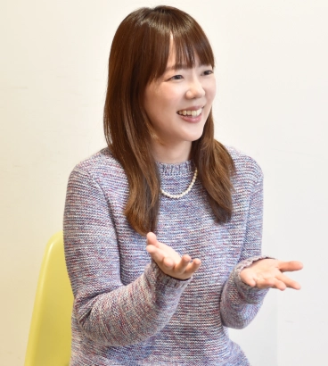 インタビューの様子